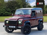 USED 2014 14 LAND ROVER DEFENDER 90 2.2 TDCi Hard Top SUV 4WD SWB Euro 5 3dr AIR CON! SMOKE LIGHT KIT! 20"
