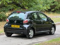 USED 2010 60 TOYOTA AYGO 1.0 VVT-i Black Hatchback 5dr Petrol MultiMode Euro 4 (AC) (67 bhp) 