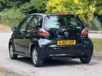 USED 2010 60 TOYOTA AYGO 1.0 VVT-i Black Hatchback 5dr Petrol MultiMode Euro 4 (AC) (67 bhp) 