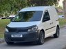 USED 2012 12 VOLKSWAGEN CADDY 1.6 TDI C20 Panel Van 5dr Diesel Manual L1 H1 (152 g/km, 74 bhp) 