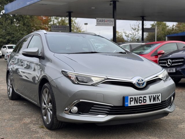 View our Toyota Auris 1.8 VVT-h Excel Touring Sports 5dr Petrol Hybrid CVT Euro 6 (s/s) (136 ps)