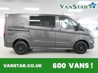 USED 2020 20 FORD TRANSIT CUSTOM 320 2.0 EBL 185 BHP SWB SPORT AUTO CREWCAB 5 SEATER ( NO VAT ! ) 2 OWNERS | SAT NAV | 5 SEAT | AUTO | NO VAT