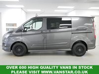 USED 2020 20 FORD TRANSIT CUSTOM 320 2.0 EBL 185 BHP SWB SPORT AUTO CREWCAB 5 SEATER ( NO VAT ! ) 2 OWNERS | SAT NAV | 5 SEAT | AUTO | NO VAT