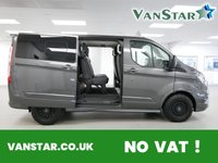 USED 2020 20 FORD TRANSIT CUSTOM 320 2.0 EBL 185 BHP SWB SPORT AUTO CREWCAB 5 SEATER ( NO VAT ! ) 2 OWNERS | SAT NAV | 5 SEAT | AUTO | NO VAT