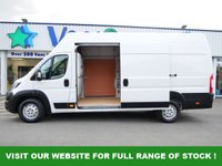 USED 2023 23 PEUGEOT BOXER 435 2.2 BLUEHDI 140 BHP L4 X-LONG H3 X -HIGH PREMIUM PLUS ( NO VAT ) 2 OWNERS | SAT NAV | L4 X-LONG | NO VAT !
