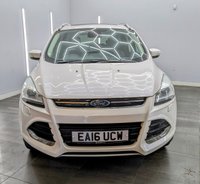 USED 2016 16 FORD KUGA 2.0 TDCi Titanium X Sport SUV 5dr Diesel Manual AWD Euro 6 (s/s) (180 ps) 18'' ALLOY WHEELS , PAN ROOF WITH ELECTRIC BLIND ,  REAR PARKING SENSORS  , SERVICE HISTORY , SAT NAV , BLUETOOTH CONNECTIVITY AND STREAMING , A/C , HEATED LEATHER SEATS