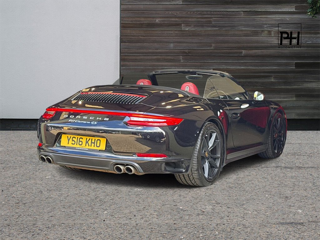USED 2016 16 PORSCHE 911 3.0T 991 Carrera 4S Convertible 2dr Petrol PDK 4WD Euro 6 (s/s) (420 ps) FULL PORSCHE HISTORY|HTD WHEEL