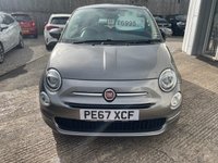 USED 2017 67 FIAT 500 1.2 ECO Pop Star Hatchback 3dr Petrol Manual Euro 6 (s/s) (69 bhp) 