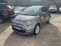 USED 2017 67 FIAT 500 1.2 ECO Pop Star Hatchback 3dr Petrol Manual Euro 6 (s/s) (69 bhp) 