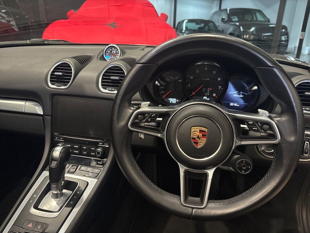 USED 2016 16 PORSCHE 718 BOXSTER 2.0T Convertible 2dr Petrol PDK Euro 6 (s/s) (300 ps) 1 OWNER|BOSE|SPORTS CHRONO