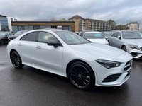 USED 2023 23 MERCEDES-BENZ CLA 1.3 CLA250e 15.6kWh AMG Line Night Edition (Premium Plus) Coupe 4dr Petrol Plug-in Hybrid 8G-DCT Euro 6 (s/s) (218 ps) ONLY 12977 LOW MILES NIGHT EDITION