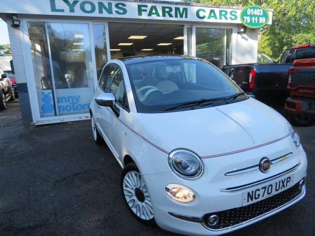 2020 70 Fiat 500 1.0 MHEV Dolcevita Hatchback 3dr Petrol Manual Euro 6 (s/s) (70 bhp) *DOLCEVITA PLUS & STYLE PACKS* *WHITE EDITION*