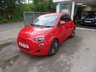 USED 2022 22 FIAT 500E 42kWh RED Hatchback 3dr Electric Automatic (118 ps) SAVE THOUSANDS with this nearly-new all electric automatic Fiat 500e 42kWh Red Edition finished in Red with the rare, optional red / black fabric interior!