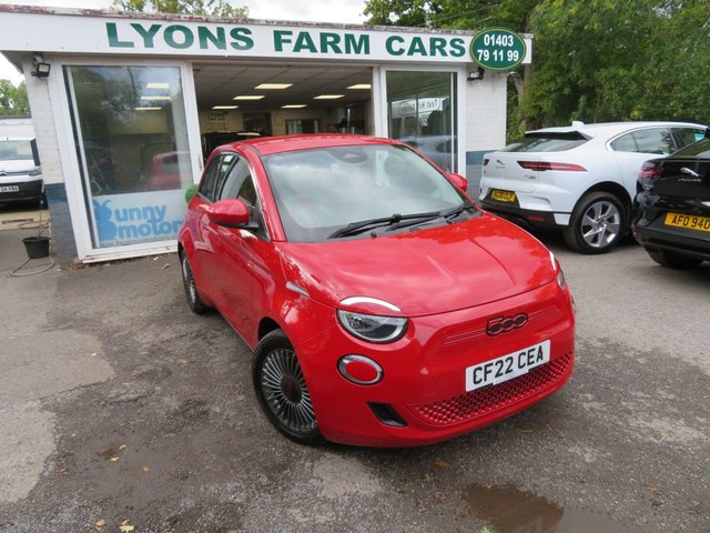 2022 22 Fiat 500e 42kWh RED Hatchback 3dr Electric Automatic (118 ps)