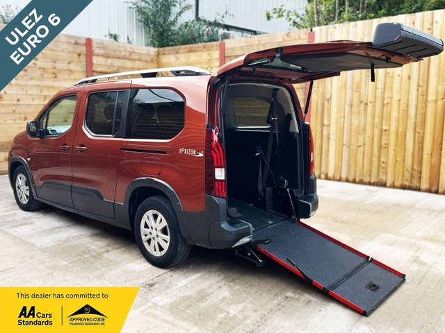 View our Peugeot Rifter L2 LWB 4 Seat Auto Wheelchair Accessible Disabled Access Vehicle WAV