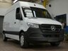USED 2023 23 MERCEDES-BENZ eSprinter 55kWh Progressive Panel Van 5dr Electric Auto FWD L2 H2 20kW Charger (115 ps) 3 SEATS AC BLUETOOTH PARKING SENSORS FULL SIZE SPARE WHEEL PLYLINED BULKHEAD CARGO LINING 2 OWNERS WARRANTY