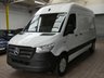 USED 2023 23 MERCEDES-BENZ eSprinter 55kWh Progressive Panel Van 5dr Electric Auto FWD L2 H2 20kW Charger (115 ps) 3 SEATS AC BLUETOOTH PARKING SENSORS FULL SIZE SPARE WHEEL PLYLINED BULKHEAD CARGO LINING 2 OWNERS WARRANTY