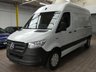 USED 2023 23 MERCEDES-BENZ eSprinter 55kWh Progressive Panel Van 5dr Electric Auto FWD L2 H2 20kW Charger (115 ps) 3 SEATS AC BLUETOOTH PARKING SENSORS FULL SIZE SPARE WHEEL PLYLINED BULKHEAD CARGO LINING 2 OWNERS WARRANTY