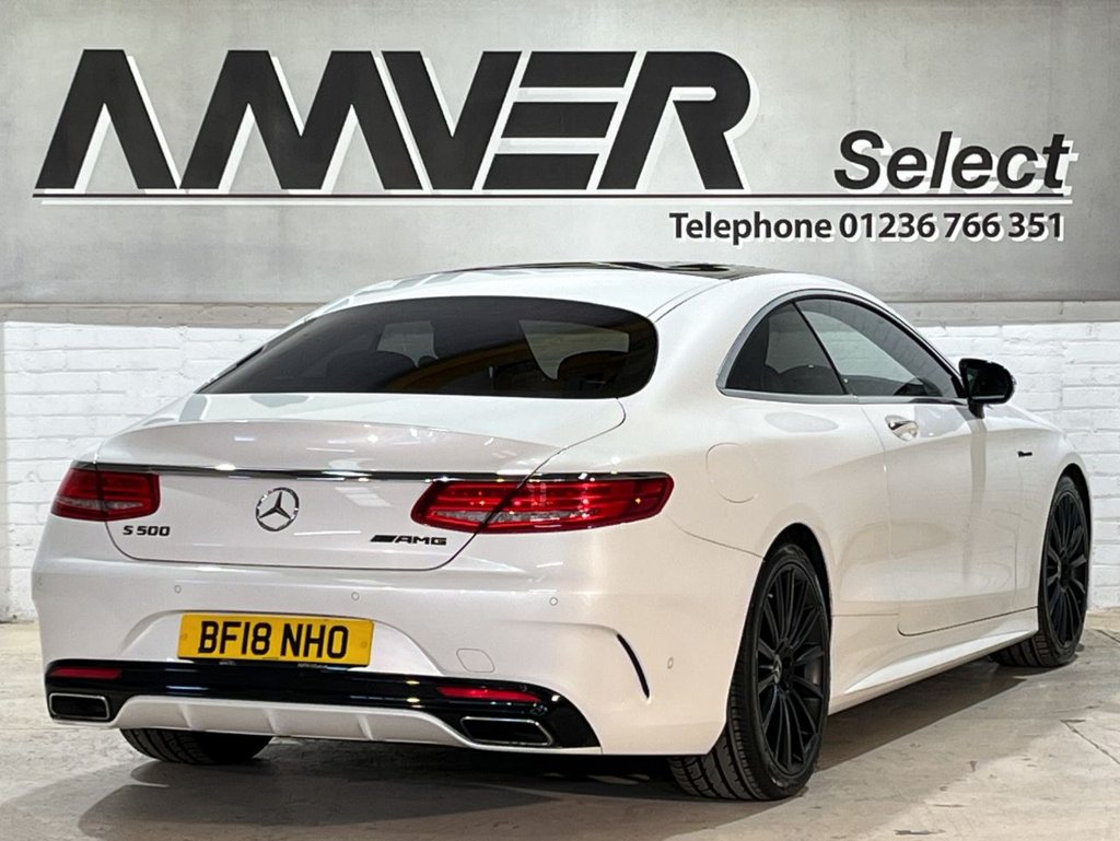 USED 2018 18 MERCEDES-BENZ S-CLASS 4.7 S500 V8 AMG Line (Premium) Coupe 2dr Petrol G-Tronic Euro 6 (s/s) (455 ps)