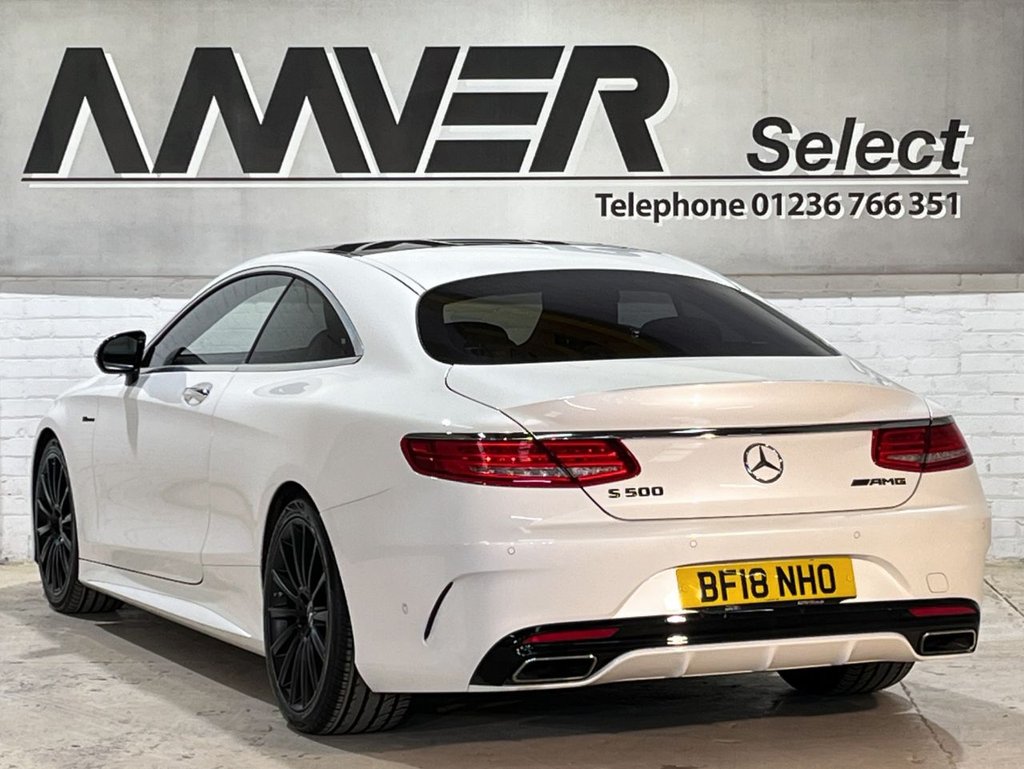 USED 2018 18 MERCEDES-BENZ S-CLASS 4.7 S500 V8 AMG Line (Premium) Coupe 2dr Petrol G-Tronic Euro 6 (s/s) (455 ps)