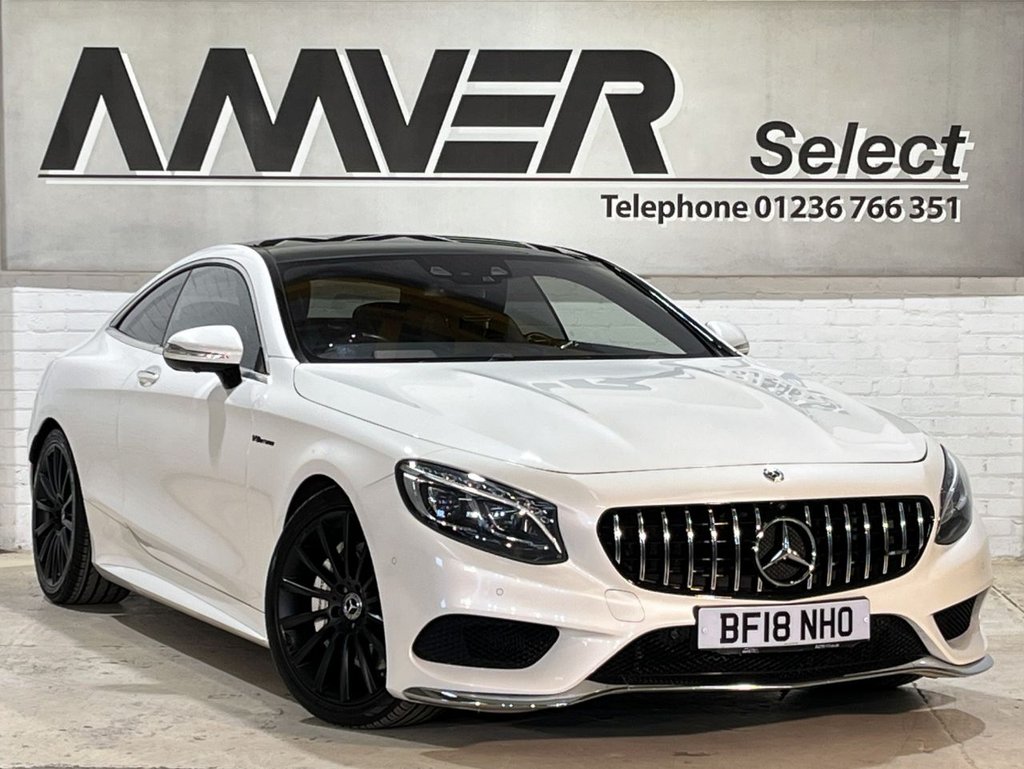 USED 2018 18 MERCEDES-BENZ S-CLASS 4.7 S500 V8 AMG Line (Premium) Coupe 2dr Petrol G-Tronic Euro 6 (s/s) (455 ps)