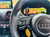 USED 2019 68 AUDI S3 2.0 TFSI Black Edition Sportback 5dr Petrol S Tronic quattro Euro 6 (s/s) (300 ps) 