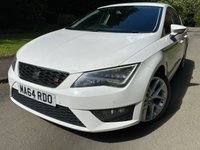 USED 2014 64 SEAT LEON 2.0 TDI CR FR Hatchback 5dr Diesel Manual Euro 5 (s/s) (184 ps) &pound;20 YEARLY ROAD TAX, 2 KEYS