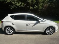 USED 2014 64 SEAT LEON 2.0 TDI CR FR Hatchback 5dr Diesel Manual Euro 5 (s/s) (184 ps) &pound;20 YEARLY ROAD TAX, 2 KEYS