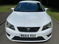 USED 2014 64 SEAT LEON 2.0 TDI CR FR Hatchback 5dr Diesel Manual Euro 5 (s/s) (184 ps) &pound;20 YEARLY ROAD TAX, 2 KEYS