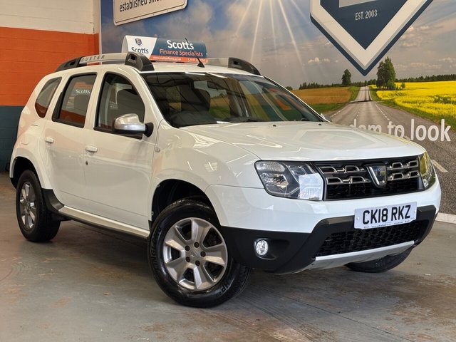 2018 Dacia Duster 1.2 TCe Nav+ SUV 5 Door Petrol Manual White Euro 6 photo