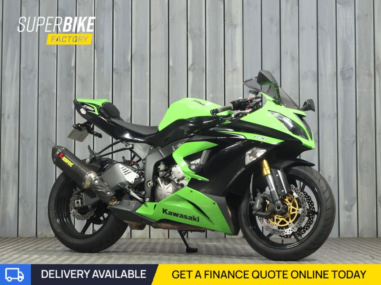 2017 KAWASAKI NINJA ZX-6R GREY with 3977 miles - Used