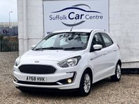 USED 2018 68 FORD KA+ 1.2 Ti-VCT Zetec Hatchback 5dr Petrol Manual Euro 6 (s/s) (85 ps) www.suffolkcarcentre.co.uk - Located at Lowestoft
