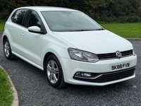 USED 2016 66 VOLKSWAGEN POLO 1.0 BlueMotion Tech Match Hatchback 5dr Petrol Manual Euro 6 (s/s) (60 ps) 