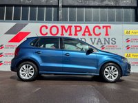 USED 2015 15 VOLKSWAGEN POLO 1.2 TSI BlueMotion Tech SE Hatchback 5dr Petrol Manual Euro 6 (s/s) (90 ps) &pound;20.00  A YEAR TO TAX, LOVELY SPEC, 60.1 MPG!!!
