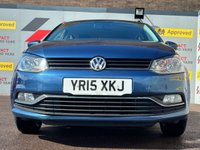 USED 2015 15 VOLKSWAGEN POLO 1.2 TSI BlueMotion Tech SE Hatchback 5dr Petrol Manual Euro 6 (s/s) (90 ps) &pound;20.00  A YEAR TO TAX, LOVELY SPEC, 60.1 MPG!!!