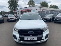USED 2020 70 FORD RANGER 2.0 EcoBlue Wildtrak Pickup Double Cab 4dr Diesel Manual 4WD Euro 6 (213 ps) A REALLY EXCEPTIONAL ADDITION TO OUR FORECOURT+FINISHED IN MASSIVELY POPULAR WHITE PAINT+NO VAT+JUST 2 FORMER KEEPERS+SERVICE HISTORY+ULEZ COMPLIANT+LOAD LINER+TOW BAR+ROOF RACK+SIDE STEPS+FULL LEATHER INTERIOR+SATELLITE NAVIGATION+PARK ASSIST+AIR CONDITIONING+ALLOY WHEELS+CALL NOW TO SPEAK WITH ONE OF OUR EXPERIENCED SALES ADVISORS AND ARRANGE A VIEWING+READY TO DRIVE AWAY TODAY!!!!!!!!!!!!!!!!!!!!!!!!!!!!!!!!!!!!!!!