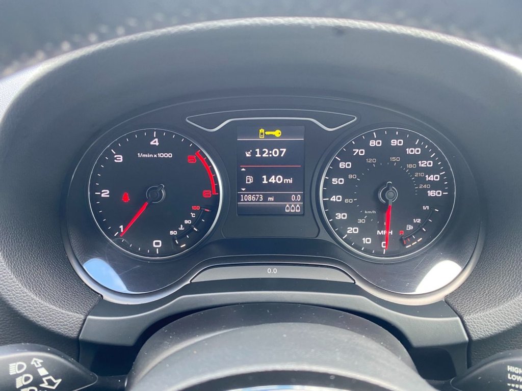 USED 2013 13 AUDI A3 2.0 TDI Sport Sportback 5dr Diesel Manual Euro 5 (s/s) (150 ps) SAT NAV FRONT AND REAR PARK