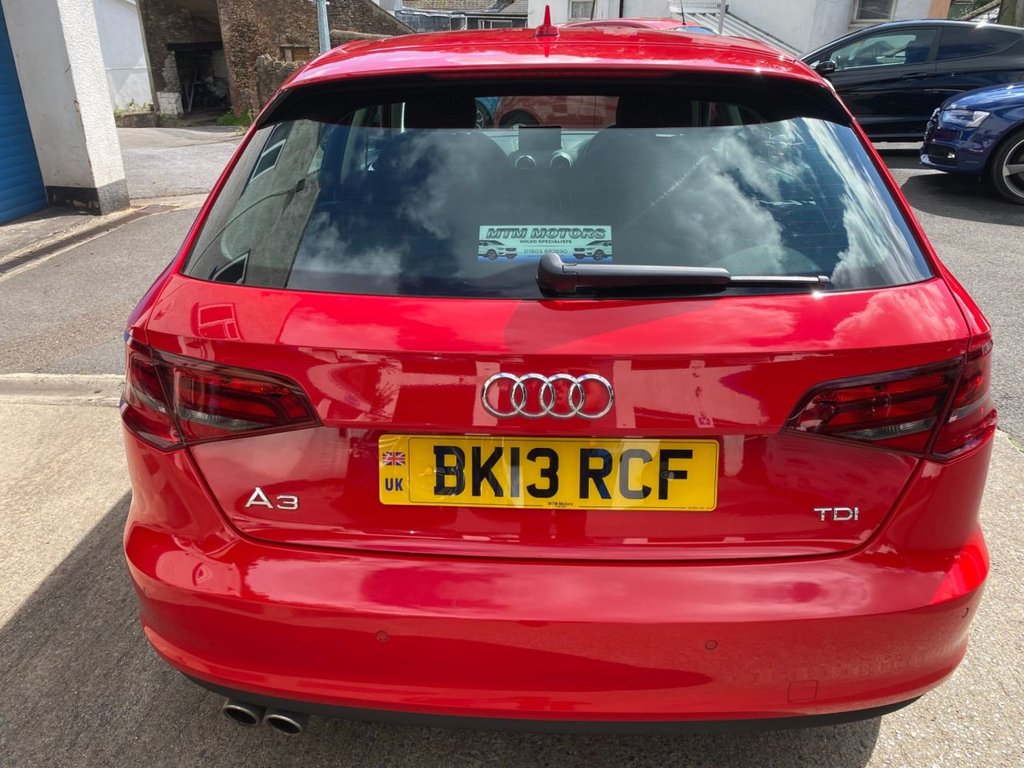 USED 2013 13 AUDI A3 2.0 TDI Sport Sportback 5dr Diesel Manual Euro 5 (s/s) (150 ps) SAT NAV FRONT AND REAR PARK
