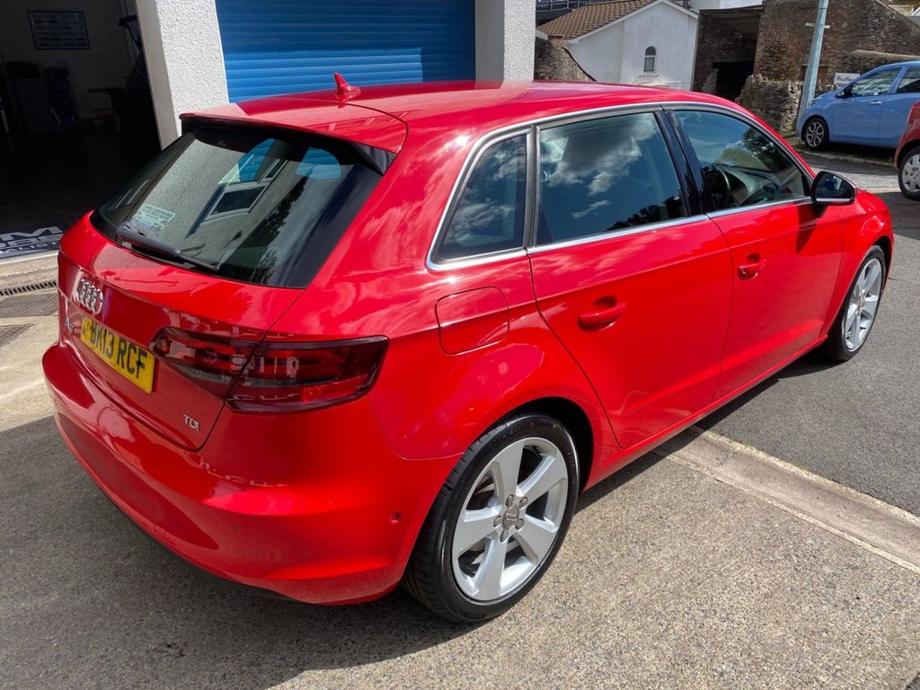 USED 2013 13 AUDI A3 2.0 TDI Sport Sportback 5dr Diesel Manual Euro 5 (s/s) (150 ps) SAT NAV FRONT AND REAR PARK