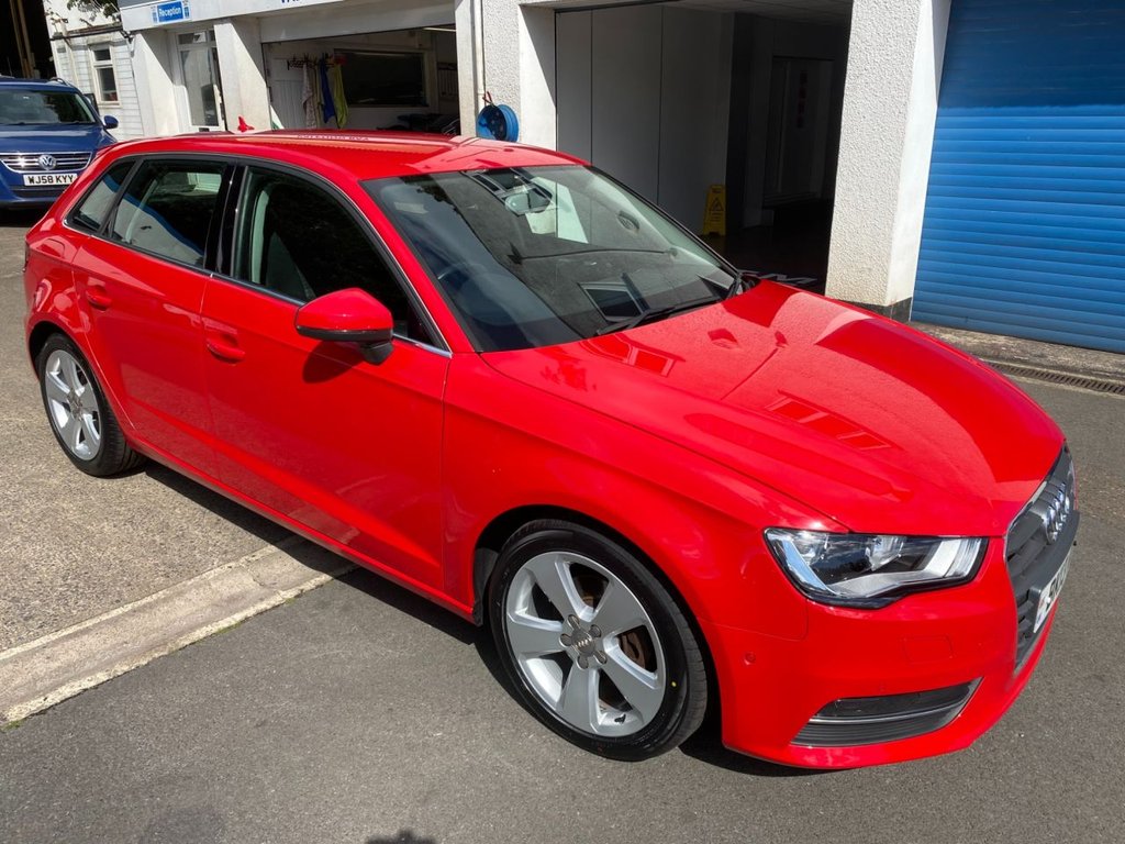 USED 2013 13 AUDI A3 2.0 TDI Sport Sportback 5dr Diesel Manual Euro 5 (s/s) (150 ps) SAT NAV FRONT AND REAR PARK