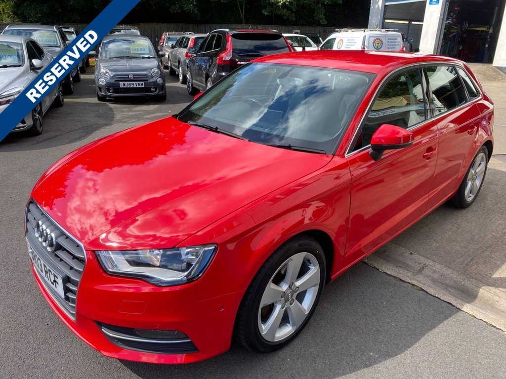 USED 2013 13 AUDI A3 2.0 TDI Sport Sportback 5dr Diesel Manual Euro 5 (s/s) (150 ps) SAT NAV FRONT AND REAR PARK