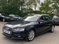 USED 2014 64 AUDI A4 2.0 TDI SE Technik Saloon 4dr Diesel S Tronic quattro Euro 5 (s/s) (177 ps) 