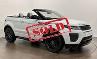 USED 2017 17 LAND ROVER RANGE ROVER EVOQUE 2.0 TD4 HSE Dynamic Convertible 2dr Diesel Auto 4WD Euro 6 (s/s) (180 ps) Striking Yulong White with Rare Option Ice Blue Leather & Ebony Interior, 12 way memory / massage seats