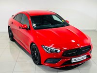 USED 2019 19 MERCEDES-BENZ CLA 1.3 CLA200 AMG Line (Premium) Coupe 4dr Petrol 7G-DCT Euro 6 (s/s) (163 ps) Black Styling Pack | Gloss Black AMG Wheels | Rear Spoiler | Apple CarPlay | Heated Seats | Bluetooth Media/Sat Nav Screen | Ambient Lighting