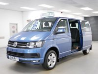USED 2016 16 VOLKSWAGEN TRANSPORTER T32 2.0 TDI 140 BMT HIGHLINE LWB KOMBI 6 SEATER ( HIGH SPEC / NO VAT ! ) 1 OWNER | 6 SEATS | LONG | NO VAT TO PAY !