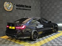 USED 2022 22 BMW M3 3.0 BiTurbo Competition Saloon 4dr Petrol Steptronic M xDrive Euro 6 (s/s) (510 ps) Exterior + Interior Carbon