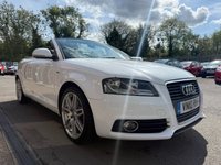 USED 2010 10 AUDI A3 CABRIOLET 1.6 TDI S line Convertible 2dr Diesel Manual Euro 5 (s/s) (105 ps) BLUETOOTH~A/C~HEATED SEATS~ALLOYS..