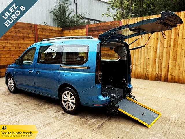 View our Volkswagen Caddy Maxi Life 5 Seat Auto Wheelchair Accessible Disabled Access Vehicle WAV