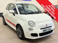USED 2013 13 FIAT 500 1.2 S Hatchback 3 Door Petrol Manual Euro 5 (s/s) (69 bhp) SERVICE HISTORY TO 50,478 MILES