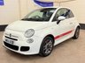 USED 2013 13 FIAT 500 1.2 S Hatchback 3 Door Petrol Manual Euro 5 (s/s) (69 bhp) SERVICE HISTORY TO 50,478 MILES